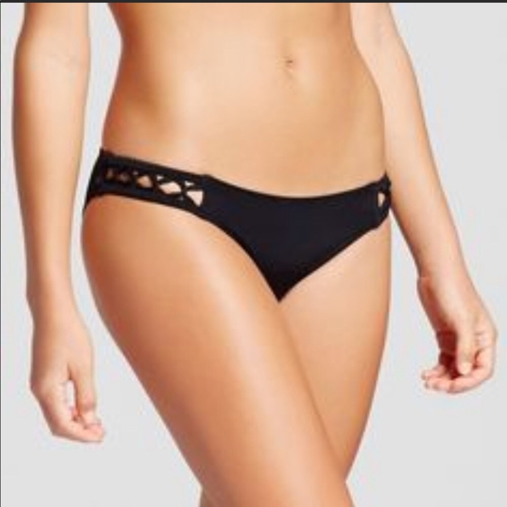 Shade & Shore black bikini bottoms